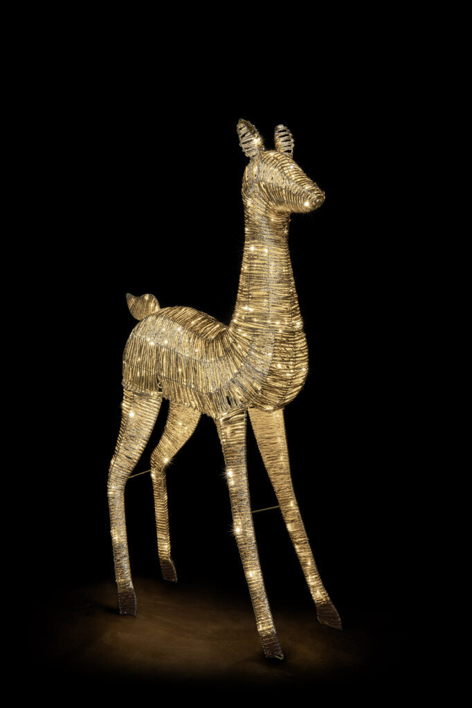 In & Outdoor / Gold reindeer (Klein)